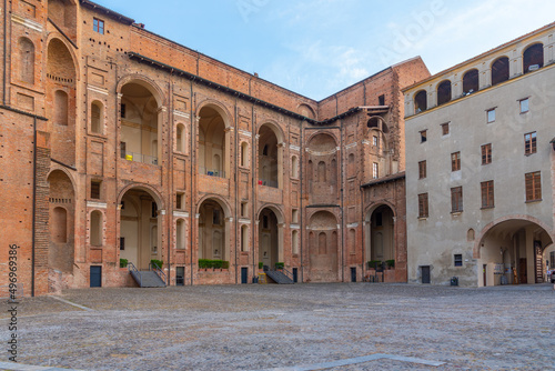 Palazzo Farnese in Italian town Piacenza