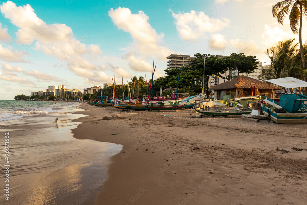 Praia de Ponta Verde, Maceió, Alagoas.