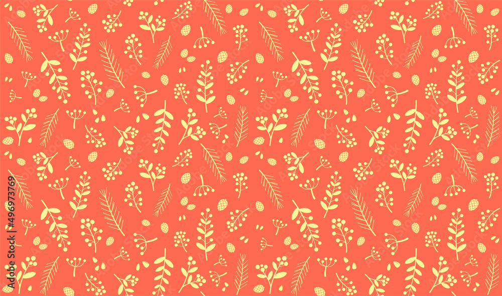Christmas seamless pattern, illustration stock illustration