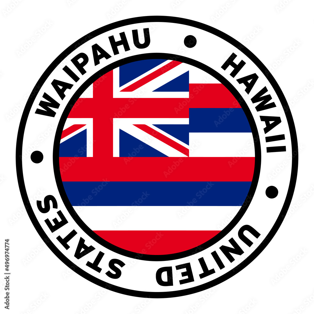 Round Waipahu Hawaii United States Flag Clipart Round Waipahu Hawaii United States Flag Clipart