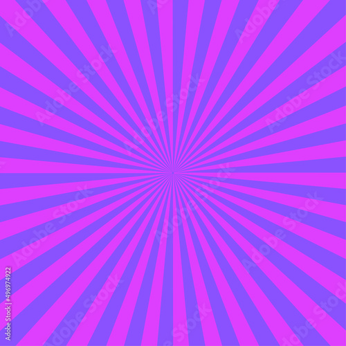 Vintage purple rays background  great design for any purposes. Purple background. Vector illustration. stock image.