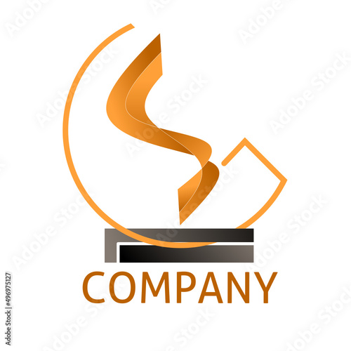 GS letter logo with luxurious design. suitable for industrial, business and other sector logos