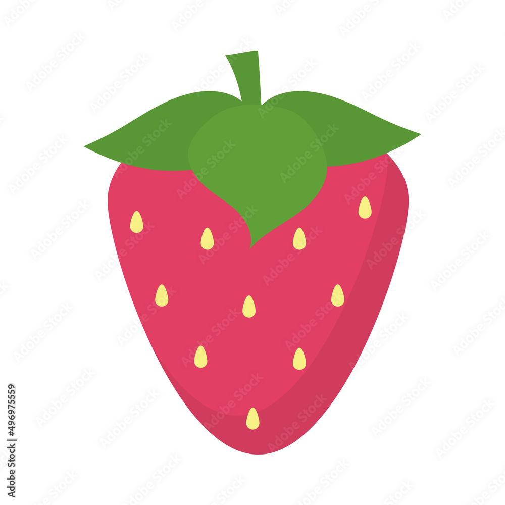 Fototapeta premium strawberry fruit icon