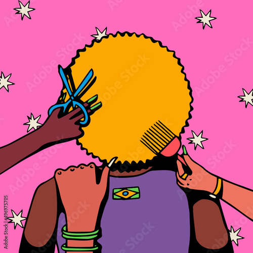 Afro Hairstyle