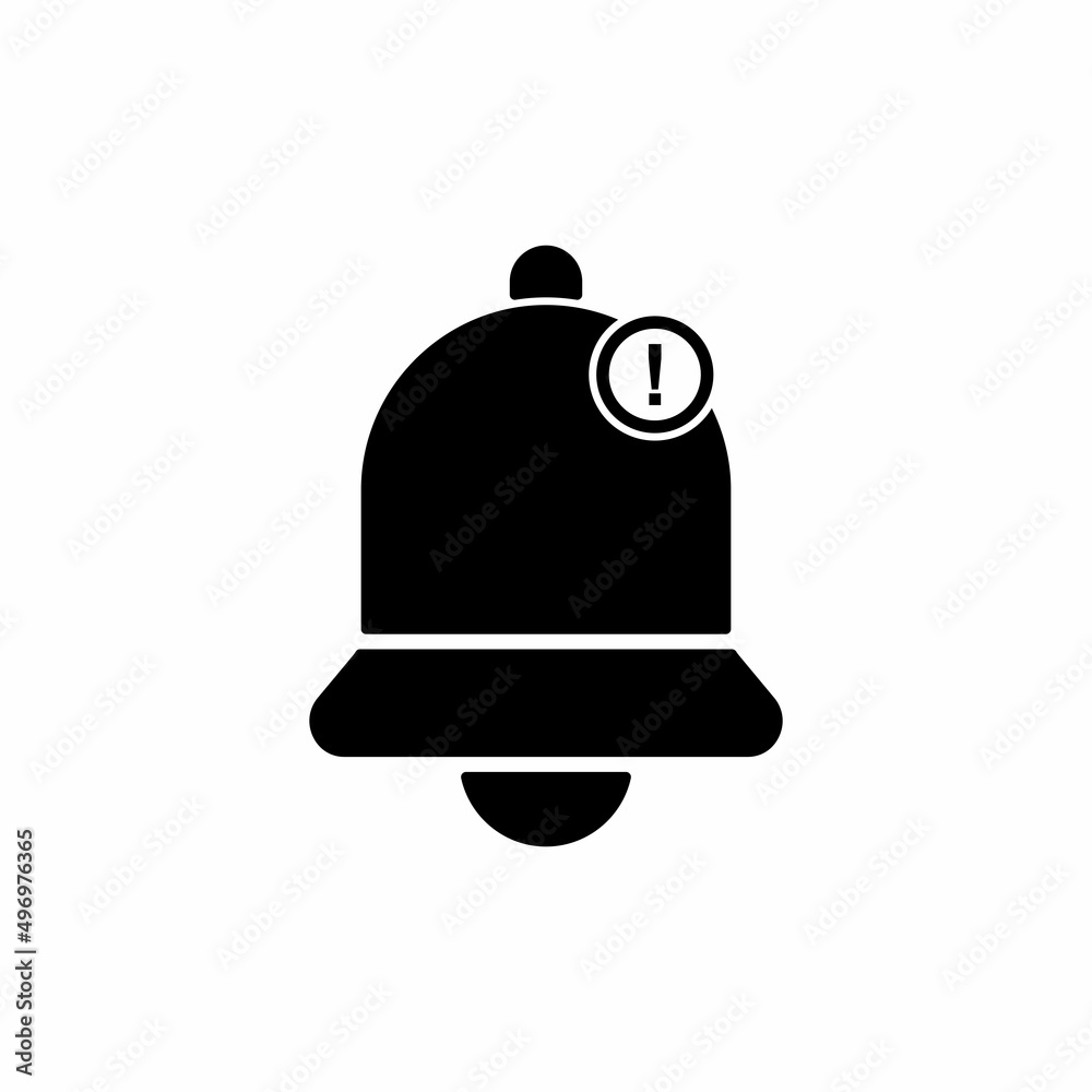 Fototapeta premium notifications bell icon, notifications bell vector sign symbol