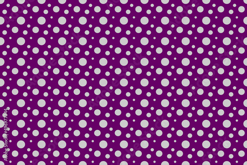 Seamless gray dot pattern pattern, for purple background.