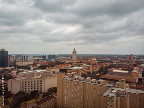 Downtown Austin Texas Capitol and Lake
