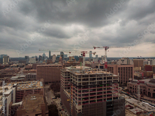 Downtown Austin Texas Capitol and Lake