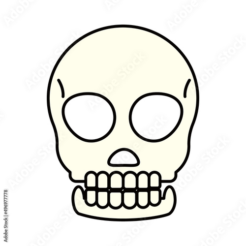 skeleton head icon
