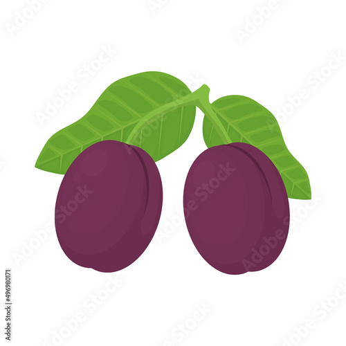 plums fruit icon