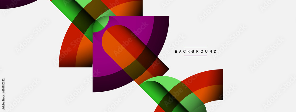 Trendy shapes, color minimal design composition, lines and shadows for wallpaper banner background or landing page Trendy shapes, color minimal design composition, lines and shadows for wallpaper banner background or landing page