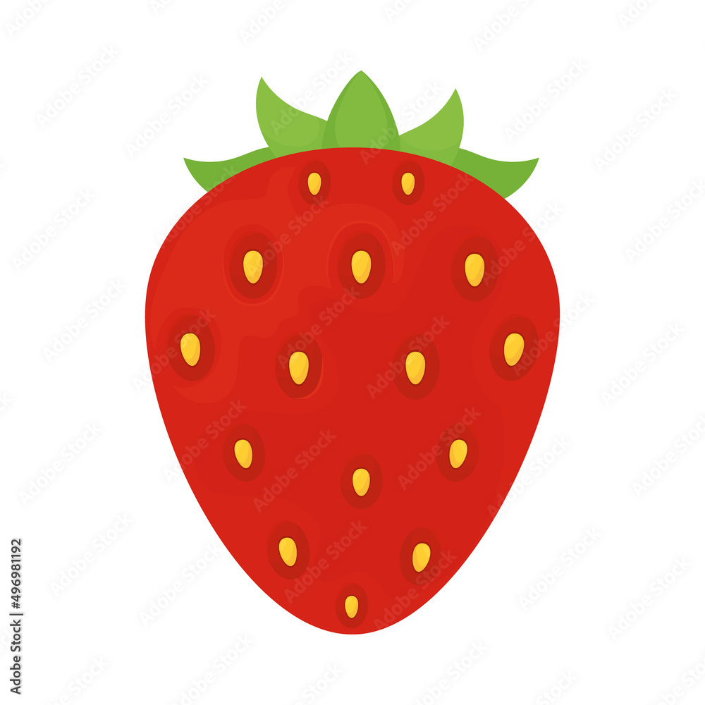 Fototapeta premium strawberry fruit icon