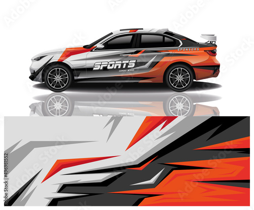 wrap car design template