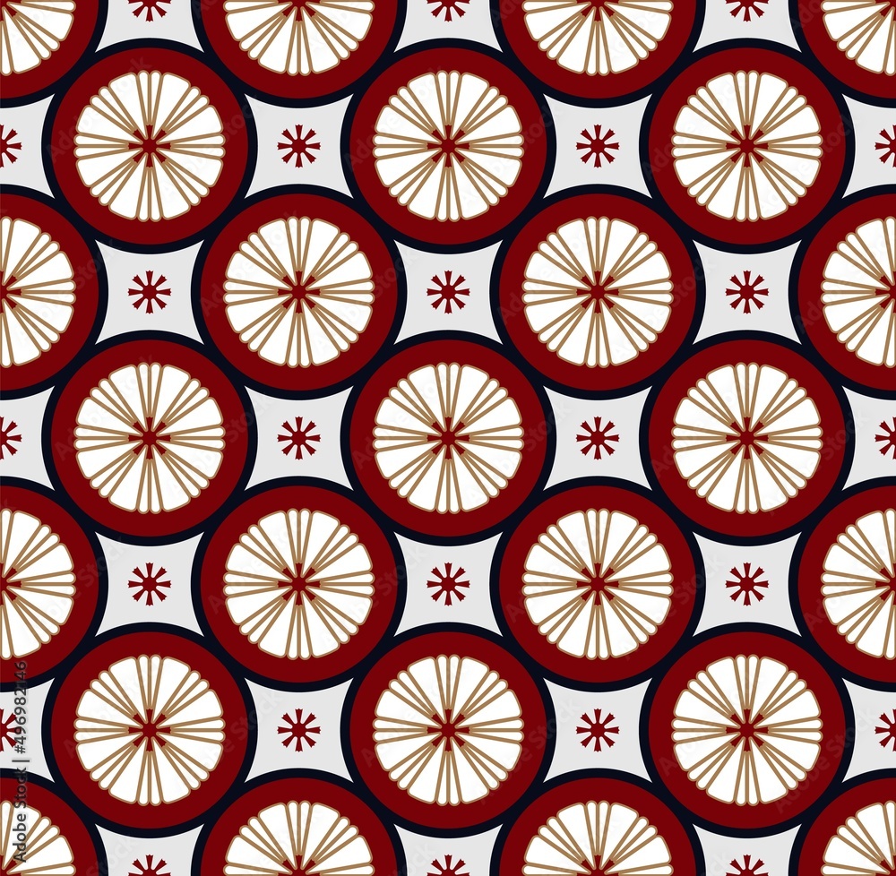 Batik pattern vector