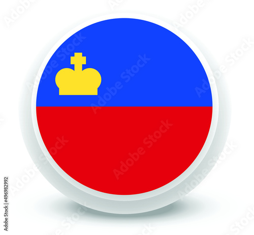 liechtenstein Flag Vector