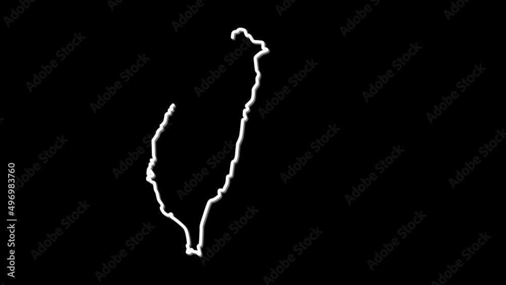 Taiwan Country Map Taiwan Territory Outline Self Drawing Animation taiwan-country-map-taiwan-territory-outline-self-drawing-animation