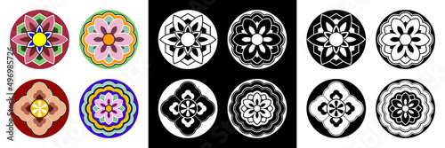 Dan-cheong. Korean traditional temple art.