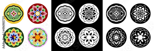 Dan-cheong. Korean traditional temple art.