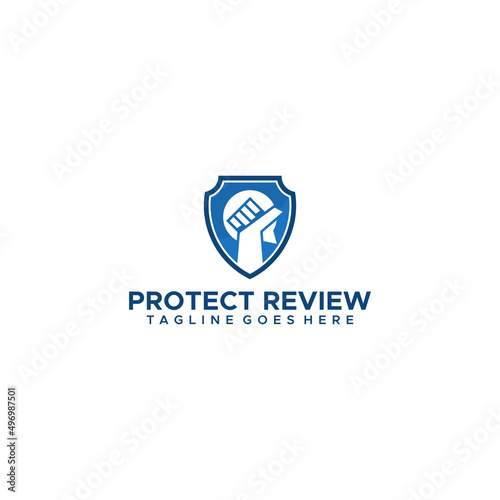 Free Download Protect review creative logo design - GFXLoad