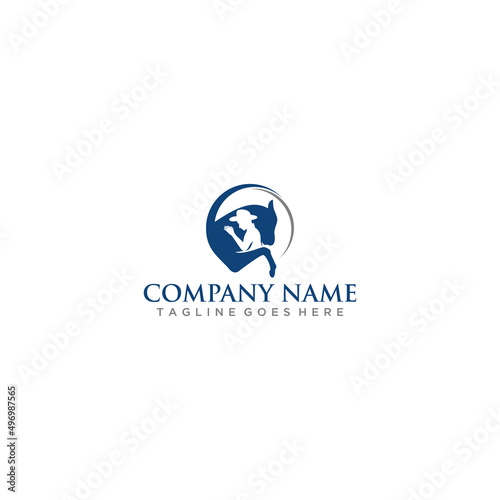 Elegant Horse Club Logo Design