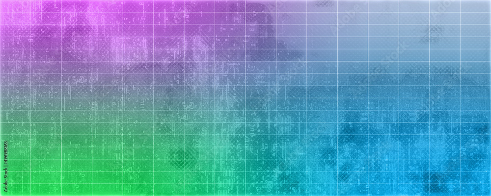 Abstract glitch art grid background image.