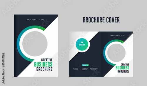 Business Brochure Cover Page Design, Brochure Design Template Design