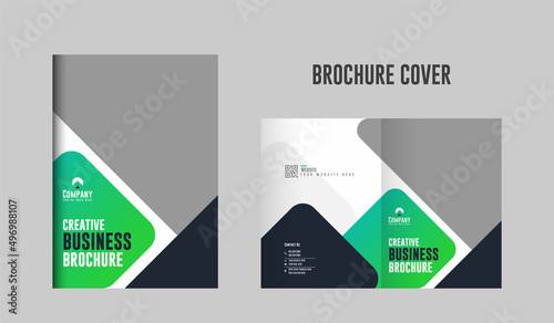 Business Brochure Cover Page Design, Brochure Design Template Design