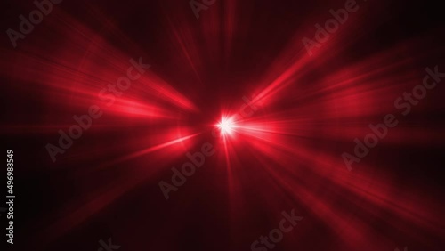 Animation of beautiful red  light radial background. Abstract motion background with shining lights red gradient beams. Live wallpaper background. 
 photo