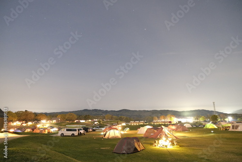 Camping under starry sky, Apr2021