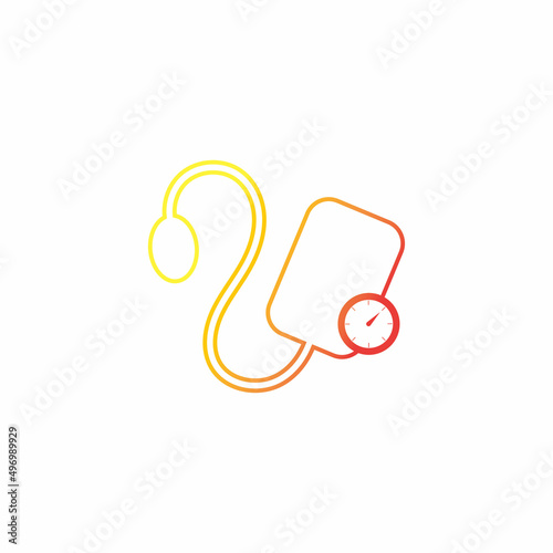 Medical mechanical tonometer icon vector
