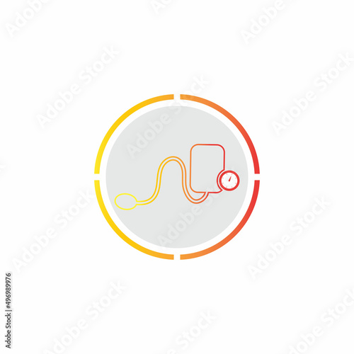 Medical mechanical tonometer icon vector