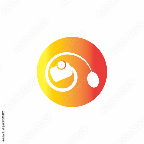 Medical mechanical tonometer icon vector