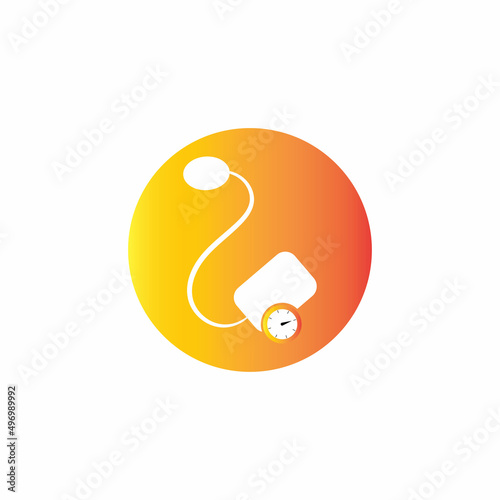 Medical mechanical tonometer icon vector