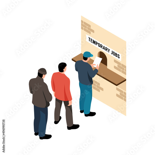Jobless People Illustration