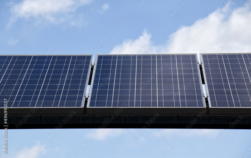 Solar Panels for renewable electrical energy production. Solar Panels for renewable electrical energy production.