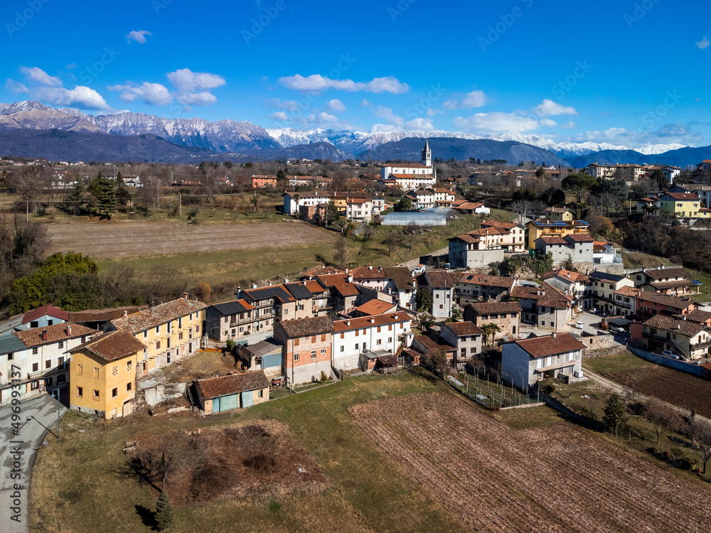 Ancient and picturesque village on the hills of Friuli. Conoglano di Cassacco