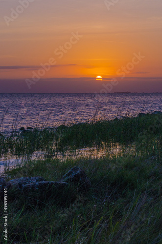 Sunset on the Texas Coast.