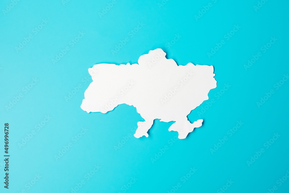 Support for Ukraine in the war with Russia, the shape of Ukraine border with color flag. Pray, No war, stop war and stand with Ukraine Support for Ukraine in the war with Russia, the shape of Ukraine border with color flag. Pray, No war, stop war and stand with Ukraine