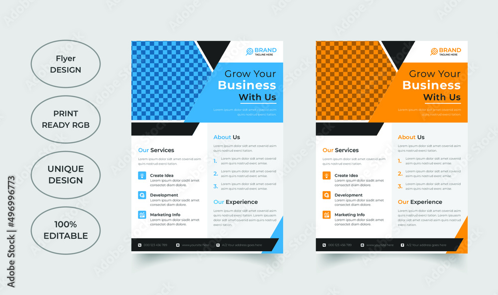 Professional business flyer template design Professional business flyer template design