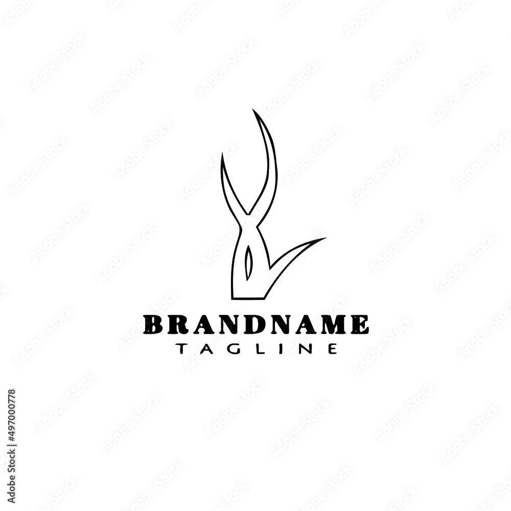 grass design logo template icon vector illustration