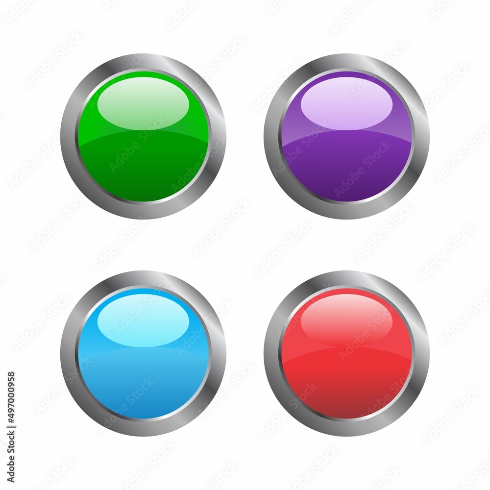 Web Button Vector Art, Icons, and Graphics Set Web Button Vector Art, Icons, and Graphics Set