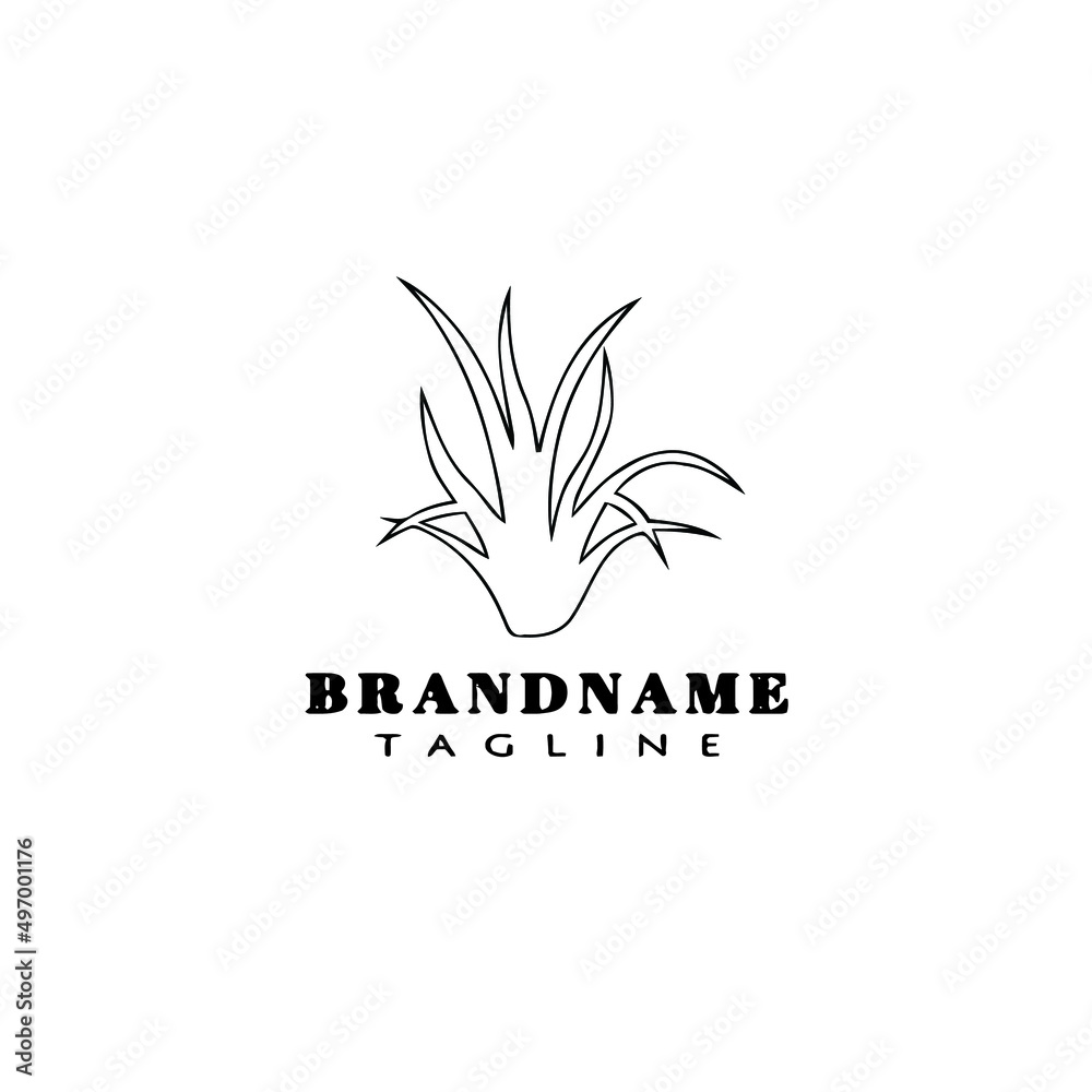 grass design logo template icon vector illustration
