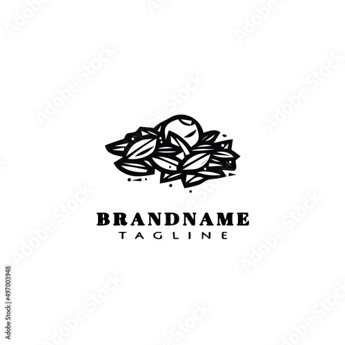 Wallpaper Mural seed logo cartoon icon design template black isolated creative illustration Torontodigital.ca