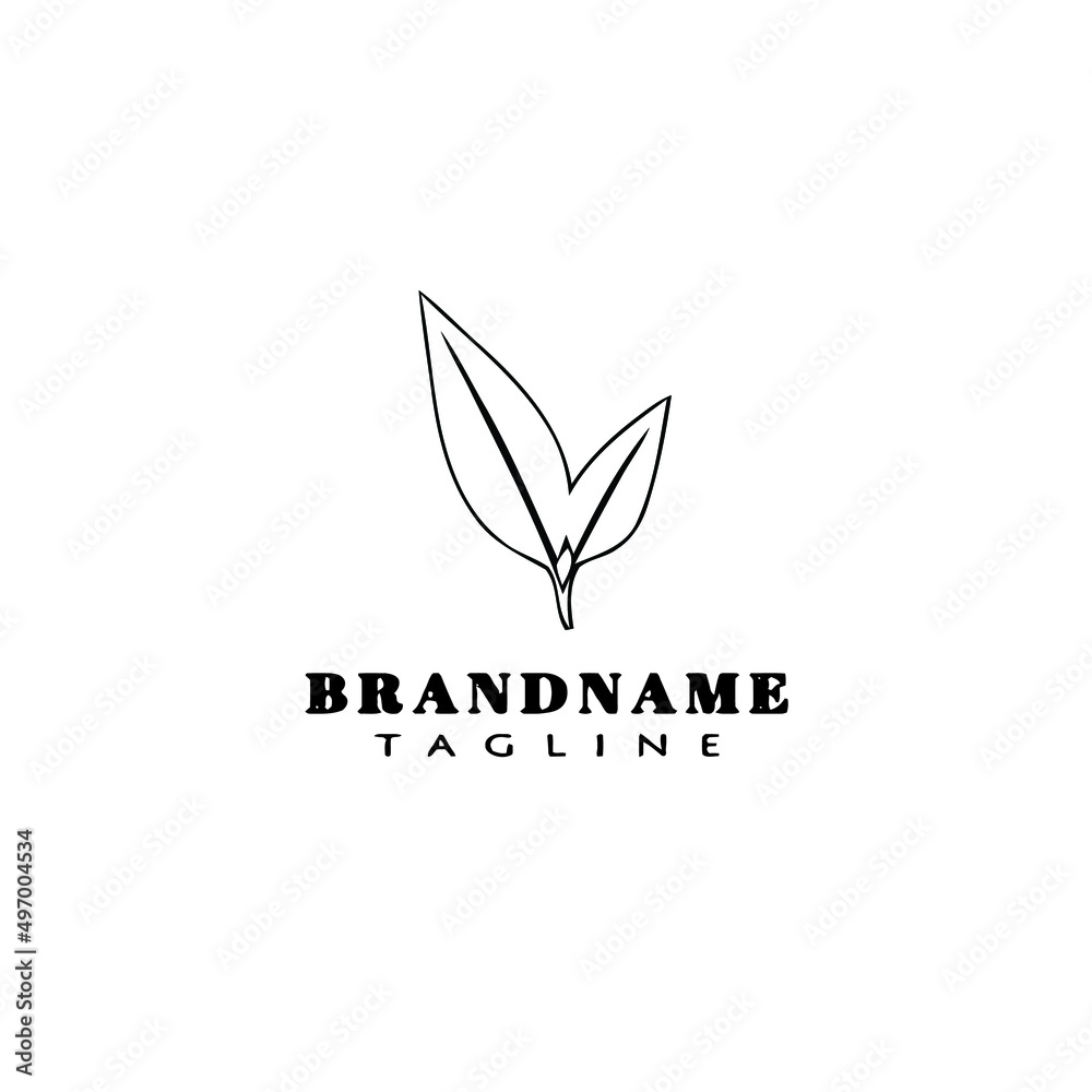 leaf logo concept icon design template black isolated vector illustration leaf logo concept icon design template black isolated vector illustration