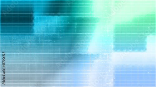 Abstract glitch art grid background image.