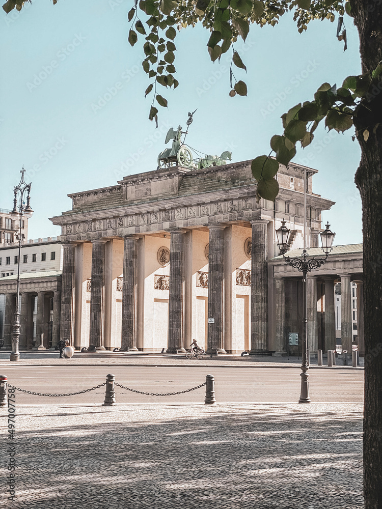 Naklejka premium Brandenburger Tor Berlin