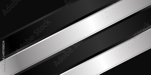 Black and silver background vector