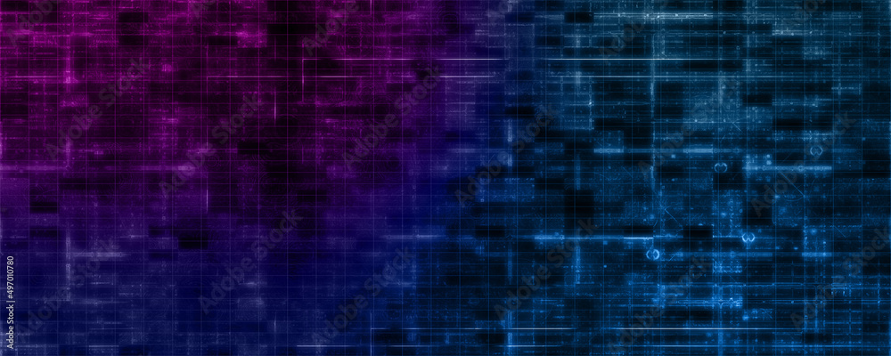 Abstract glitch art grid background image. Abstract glitch art grid background image.