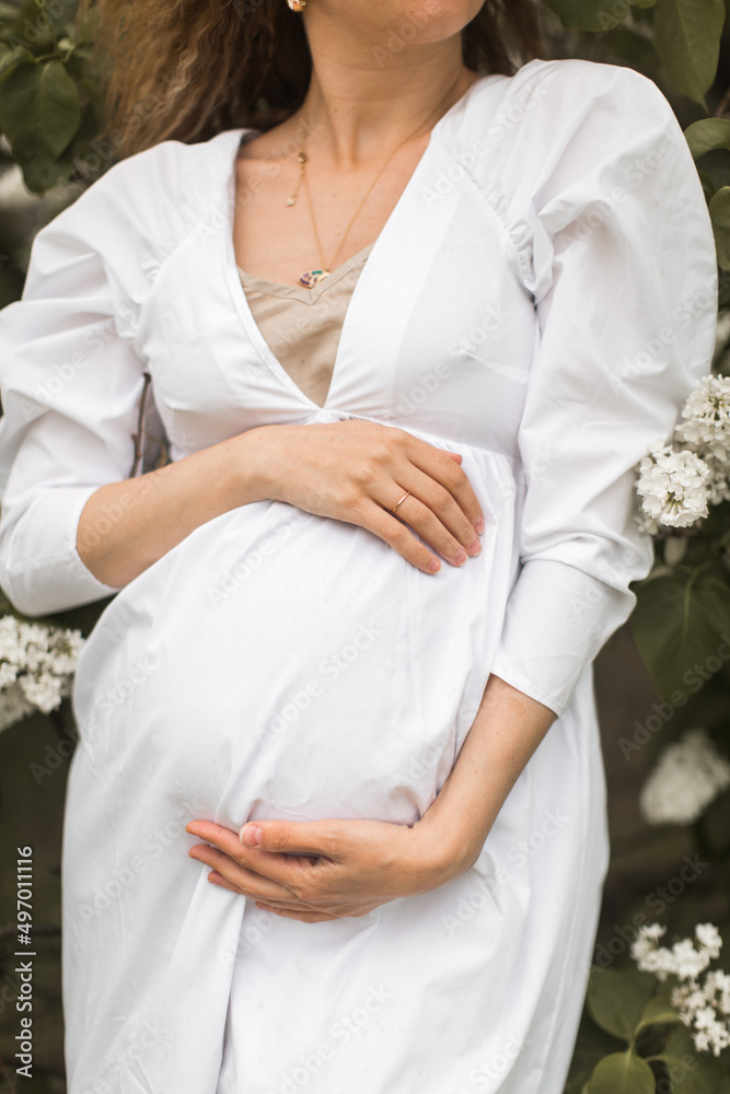 pregnant girl in the lilac garden pregnant girl in the lilac garden