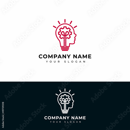 creative idea logo vector design